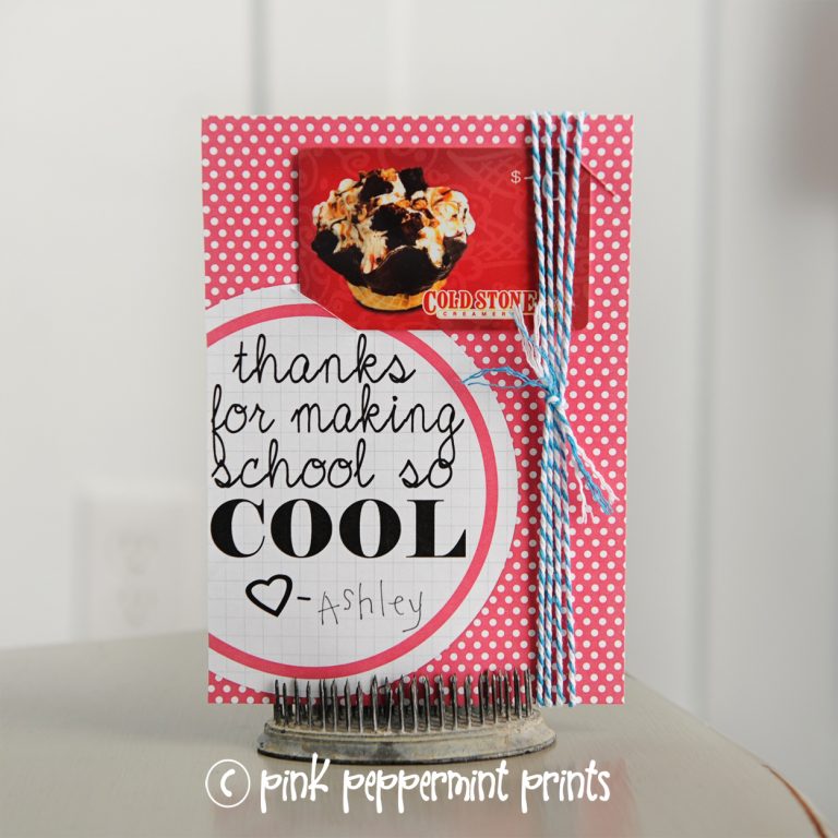 Free Teacher Appreciation Printables PDF "Thanks for making school so ...