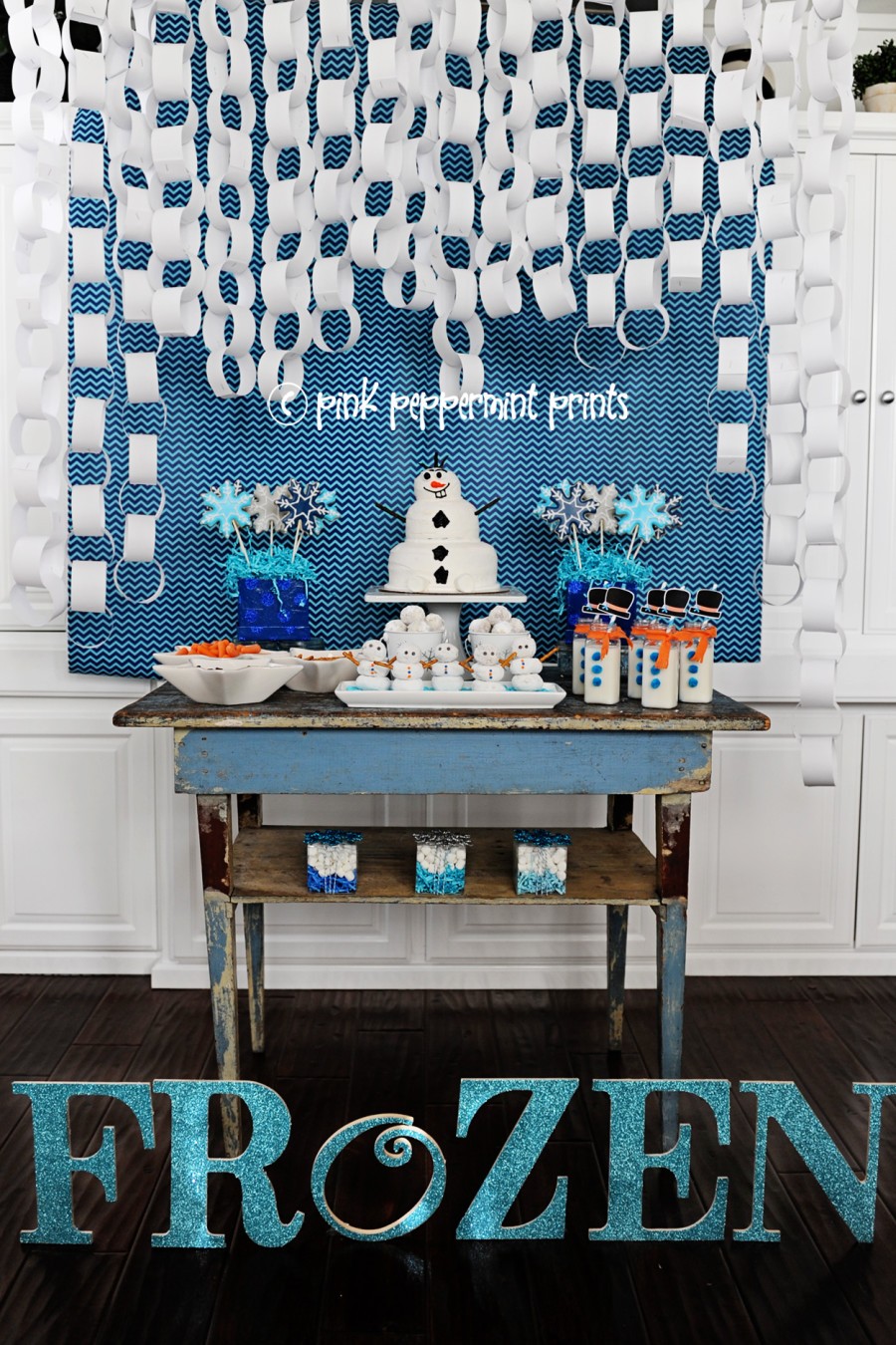Frozen Birthday Party Decorations : Frozen Party Ideas — Pink ...