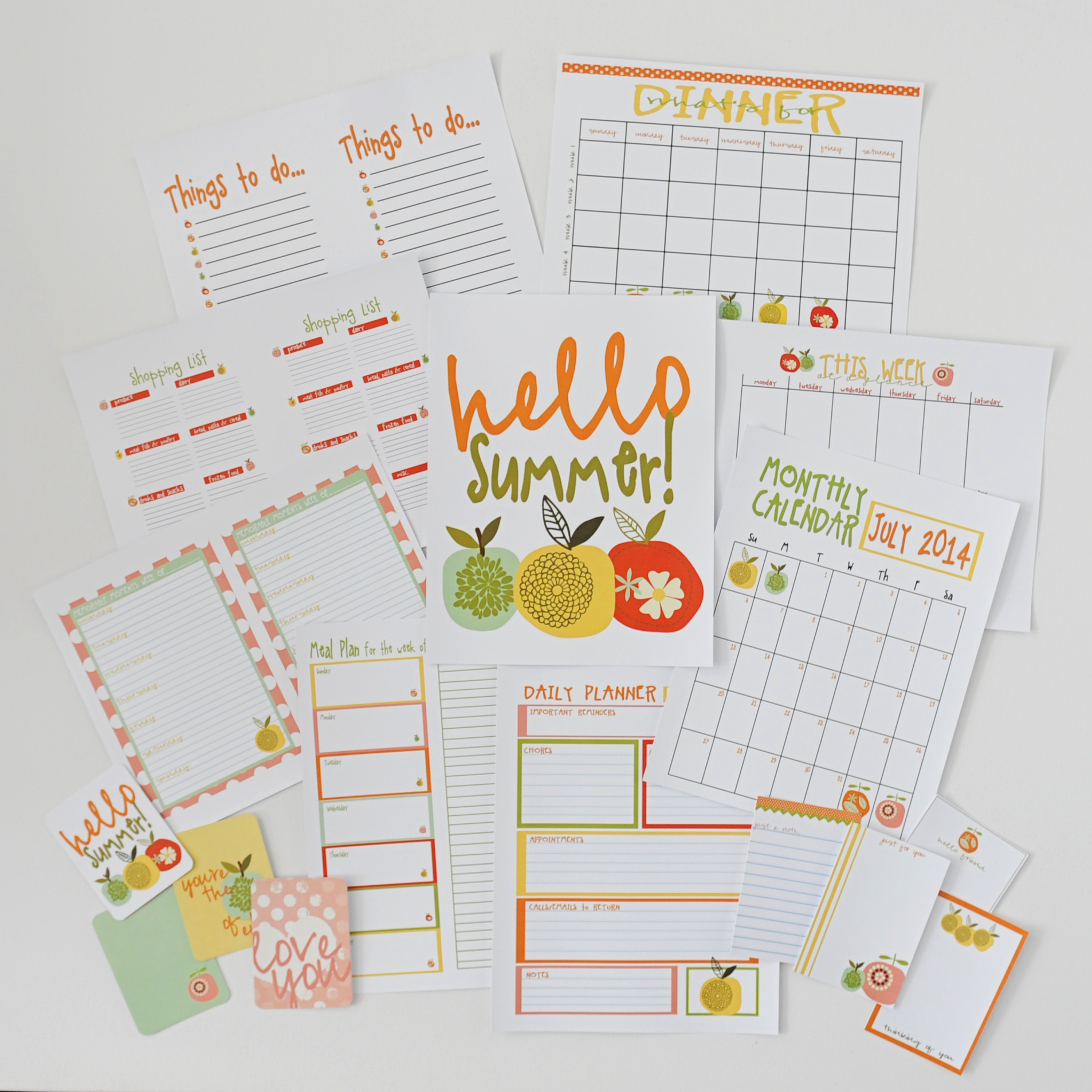 Introducing the New Pink Peppermint Monthly Paper Pack — Pink Peppermint Design