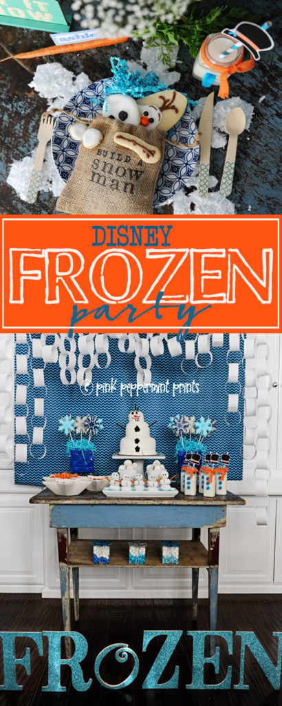 Frozen Birthday Party Favor Idea, Celebration Stylist