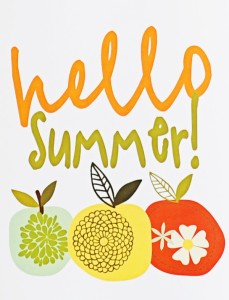 Hello Summer Free Printable — Pink Peppermint Design