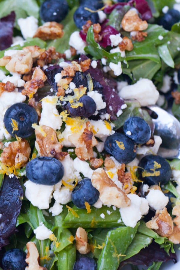 Lemon blueberry salad