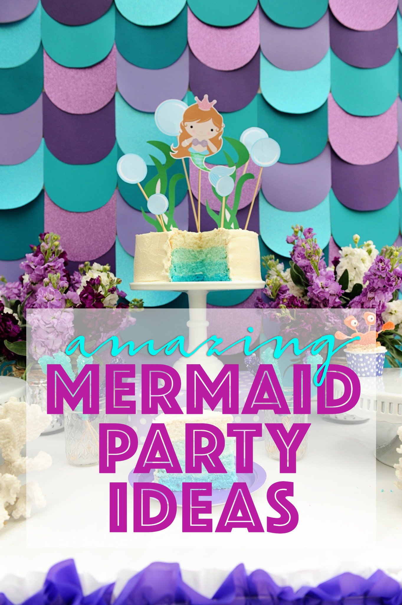 Mermaid Birthday / Pool Party Ideas DIY