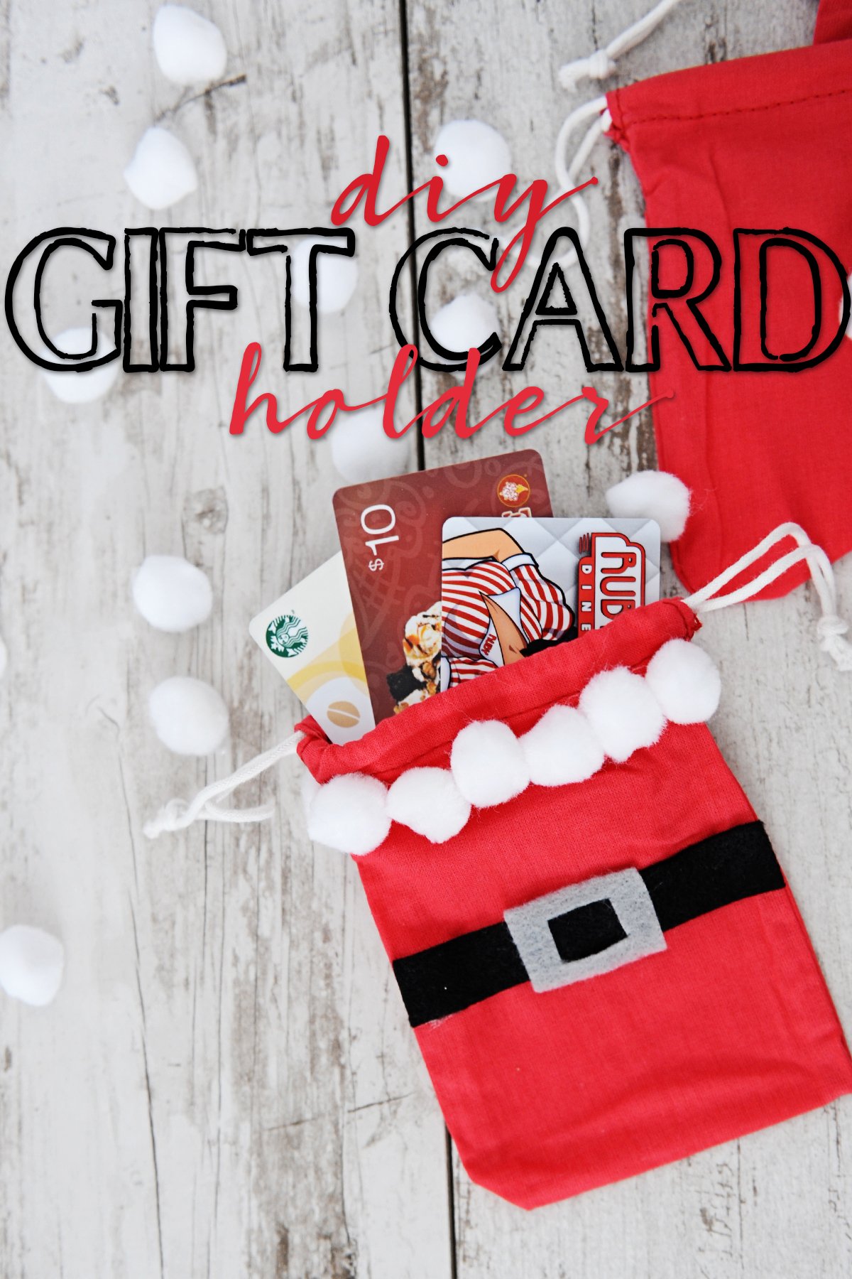 Make This Cute Christmas Gift Card Holder Now!