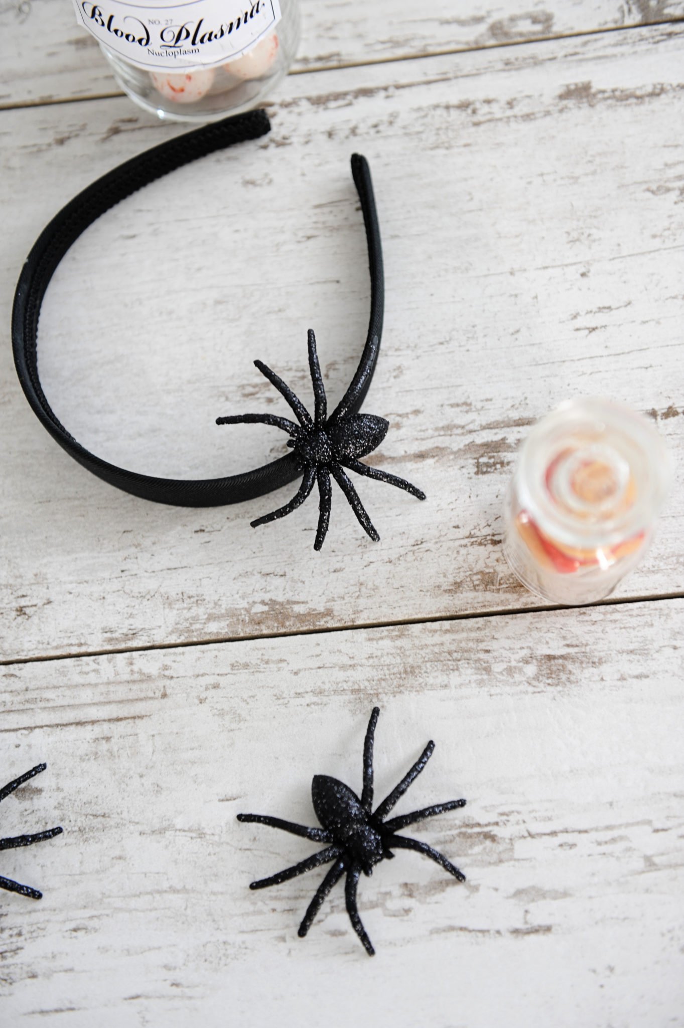 DIY spider headband