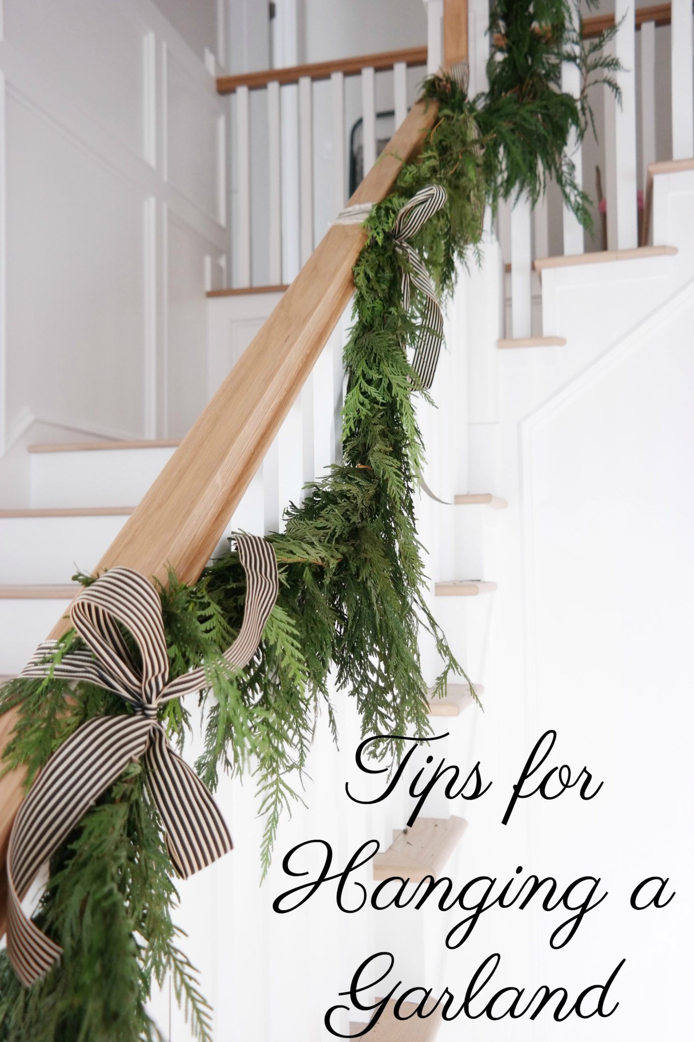 Easy ways to hang Christmas garland