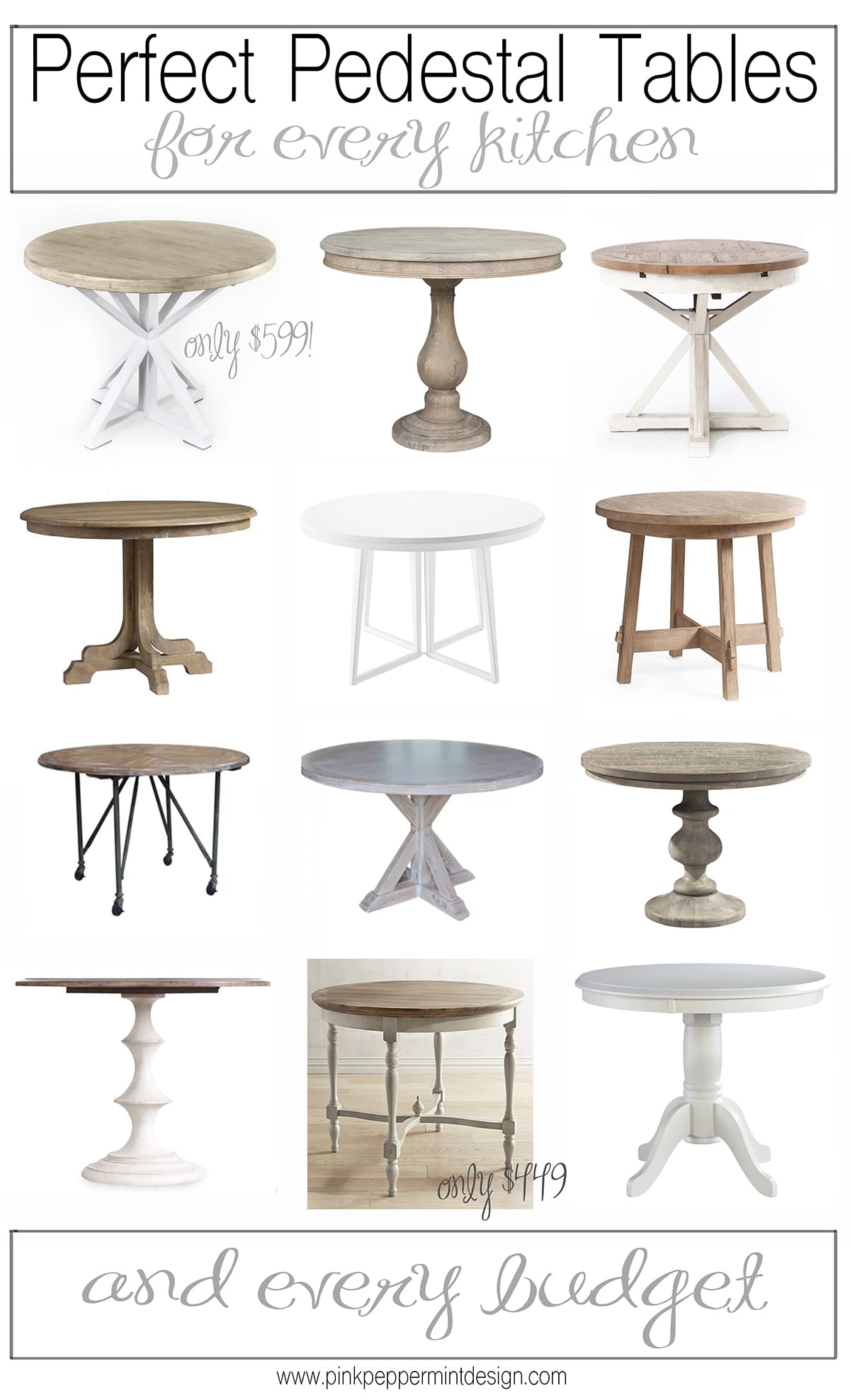 pedestal tables 