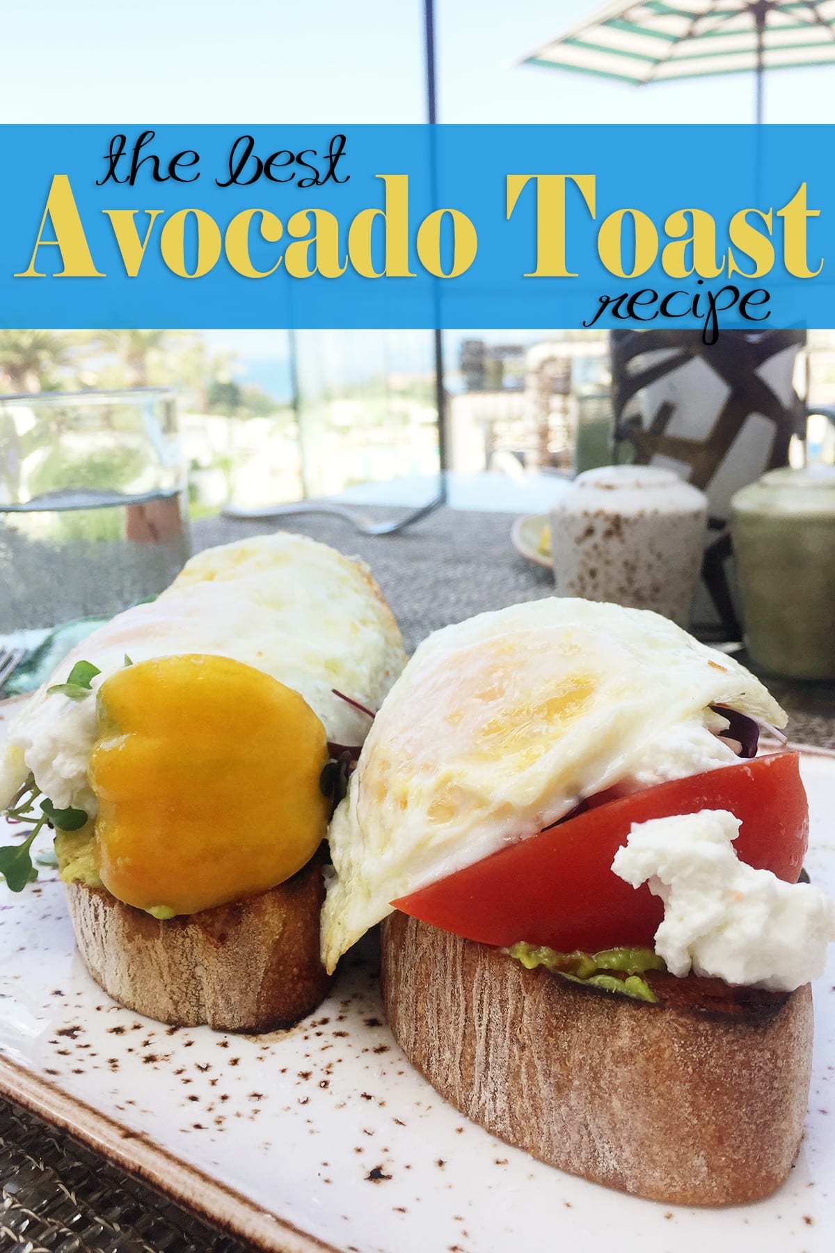 Avocado toast recipe