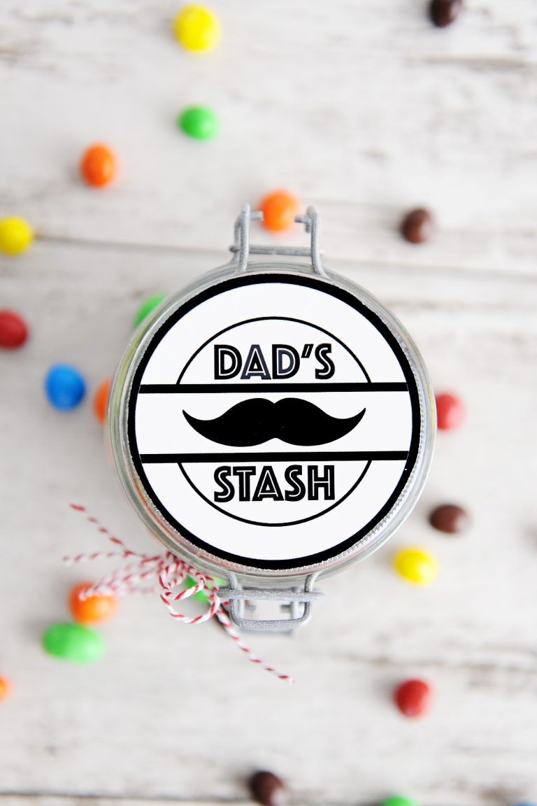 Free Father's Day Printable Tags : Dad's Stash — Pink Peppermint Design