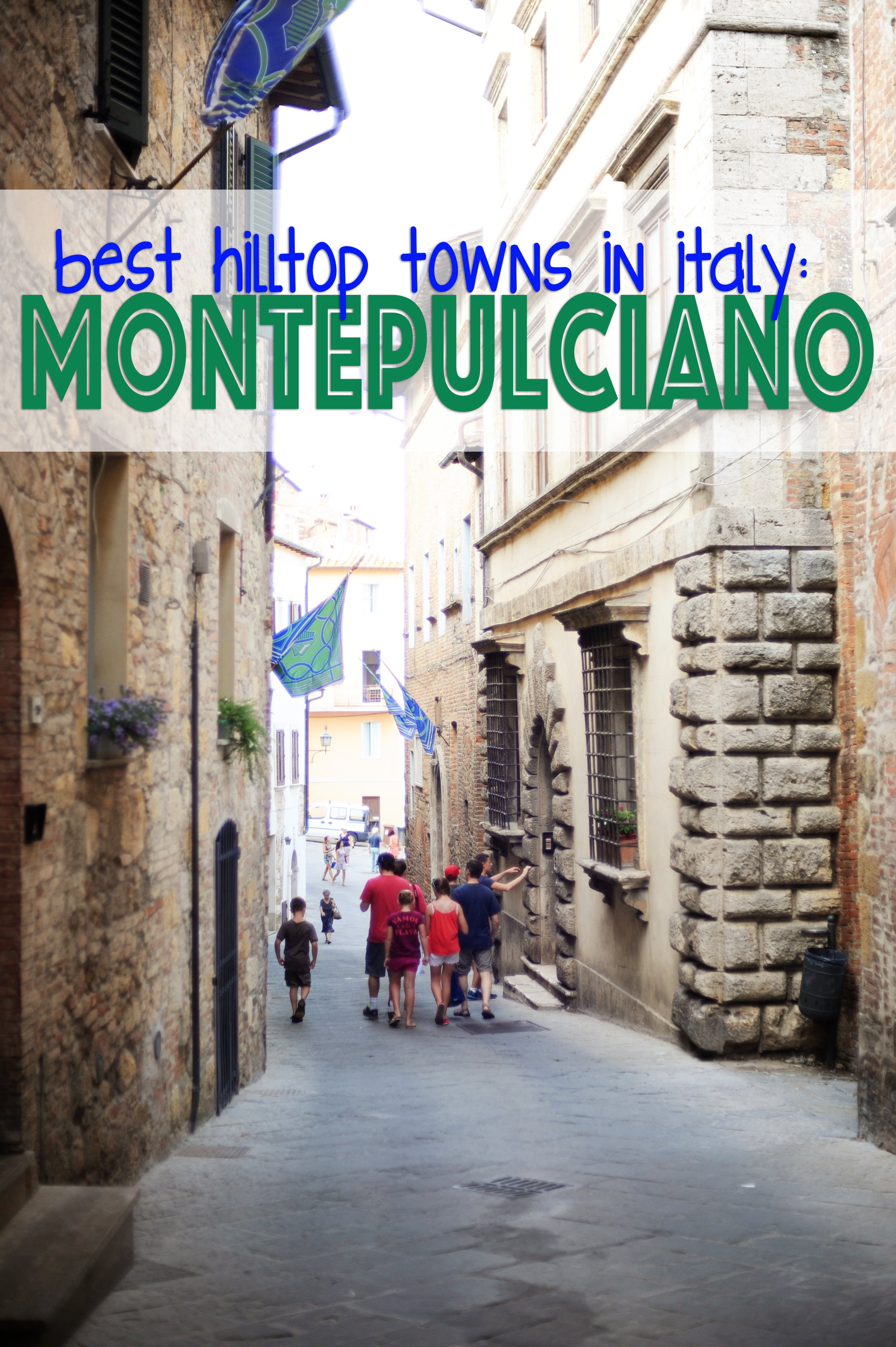 Montepulciano medieval towns in Italy