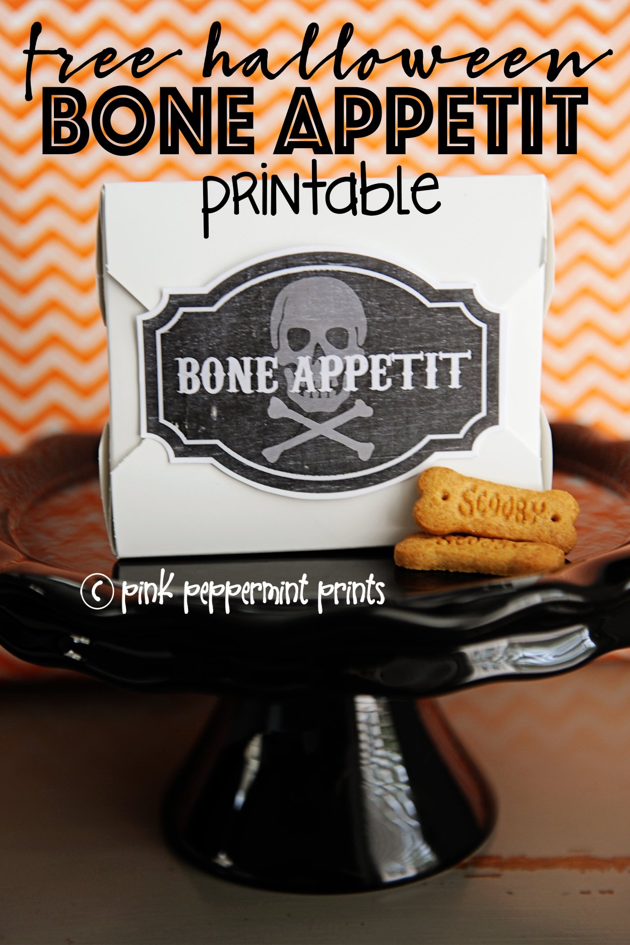 Bone appetit halloween printable