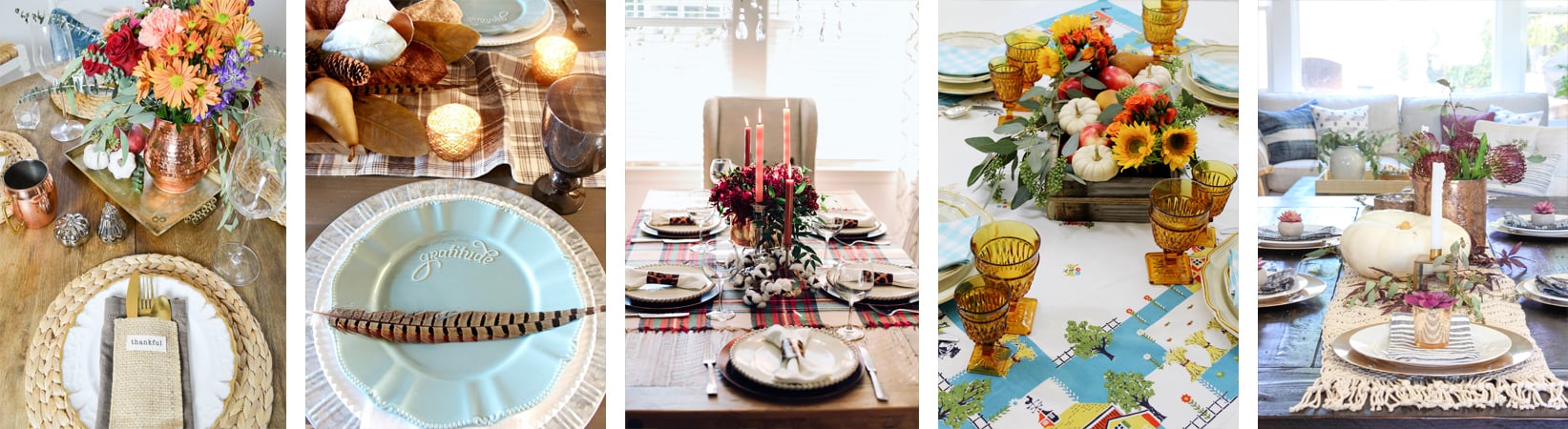 Blogger Thanksgiving Table Setting Ideas