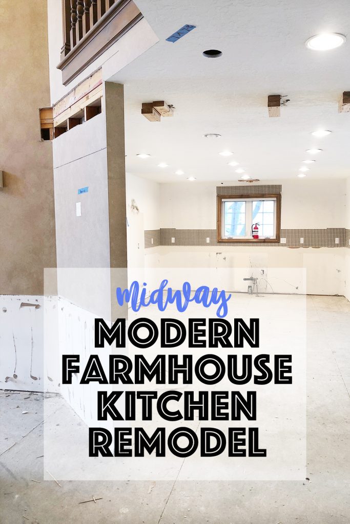 Kitchen Remodel Before and After Wall Removal: Midway Modern Farmhouse ...