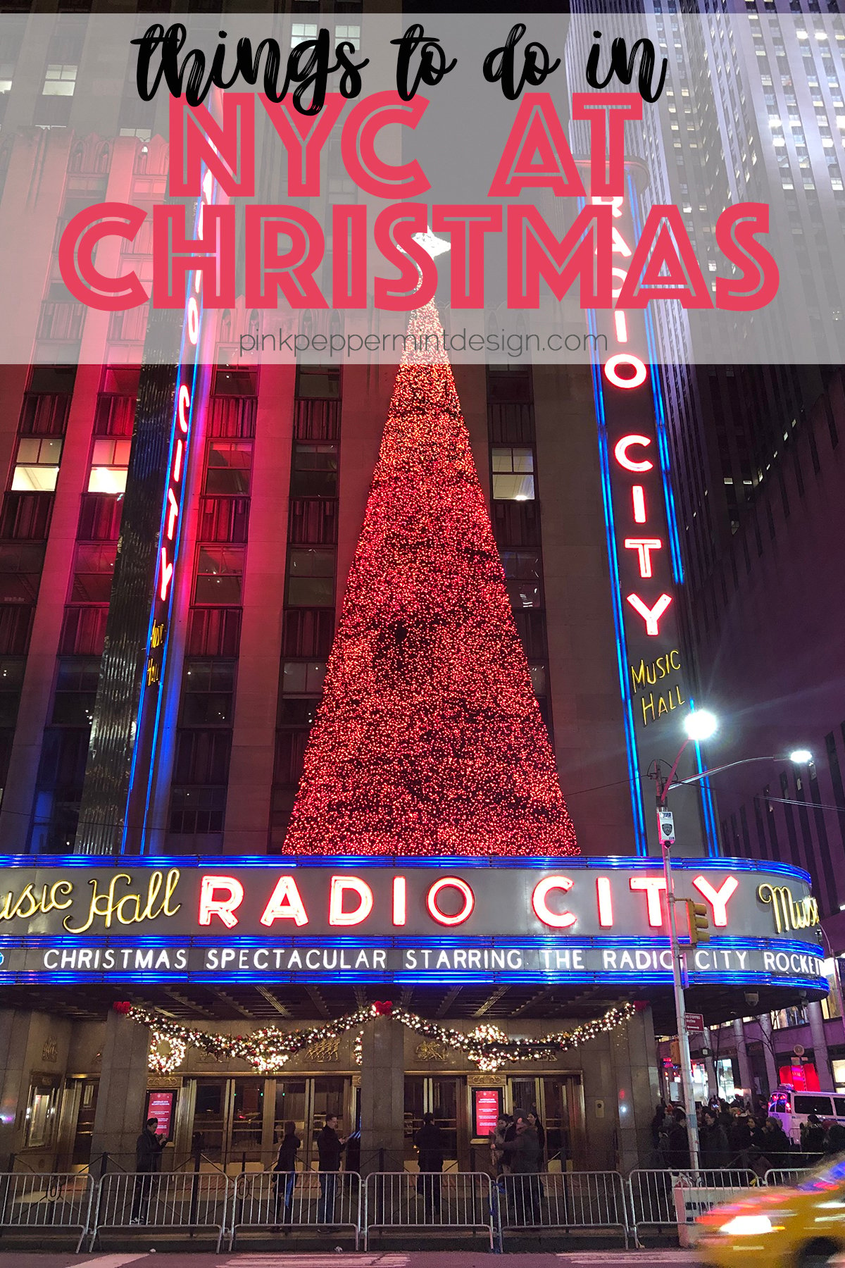 Macy's Santaland & Spending Christmas in New York City - Pink