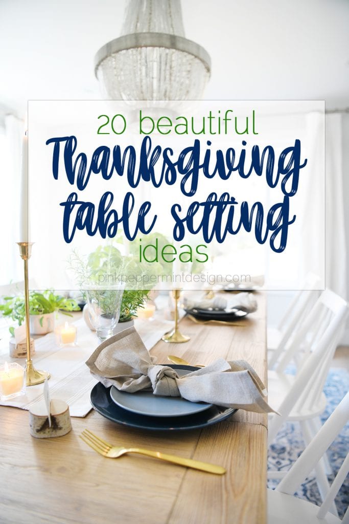 20 Beautiful Thanksgiving Table Settings : Simple Thanksgiving Table ...