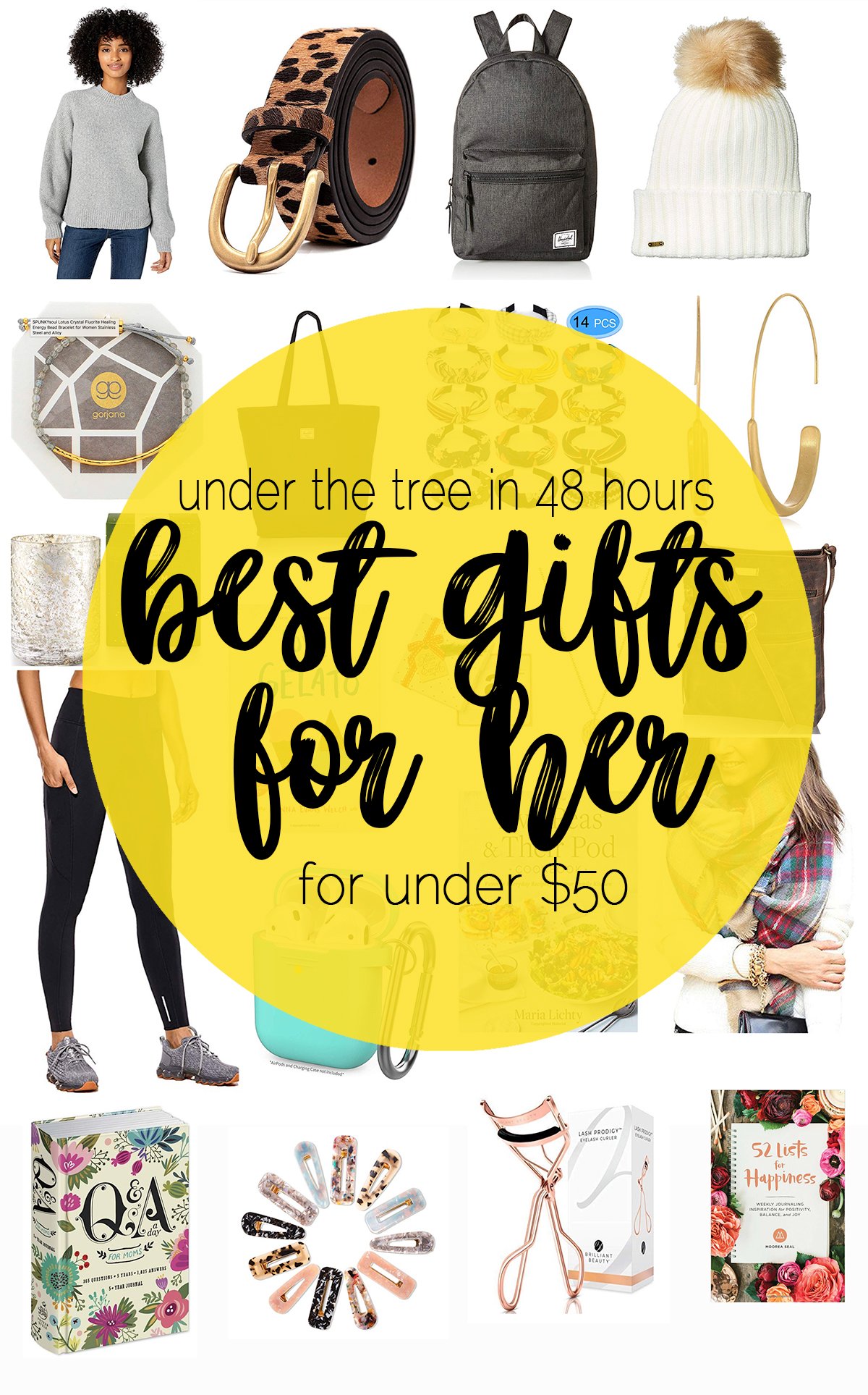 Pretty Christmas Gifts Under $50 for Her - Pink Peppermint Design