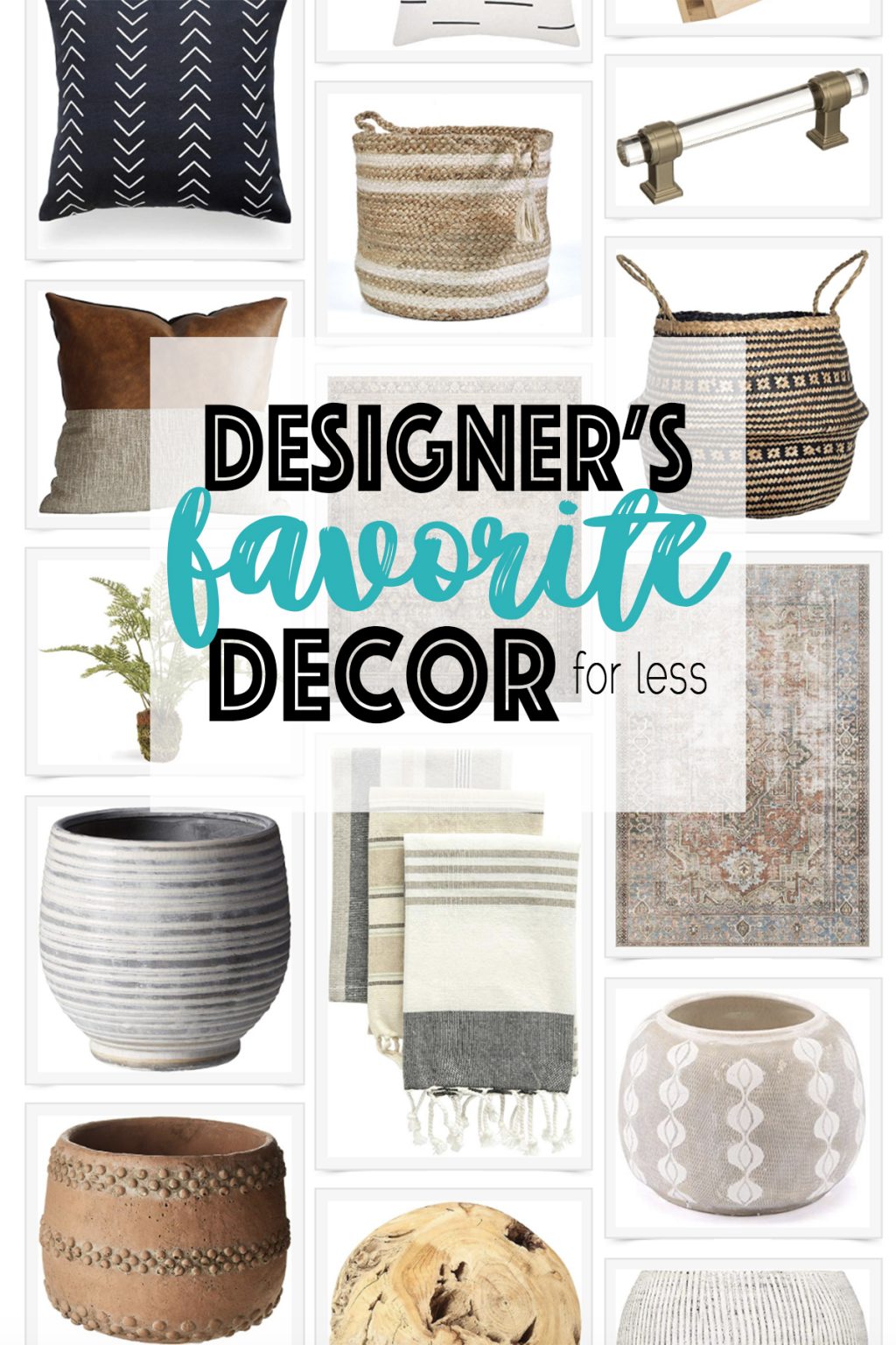 Interior Designer's Favorite Decor for Less — Pink Peppermint Design