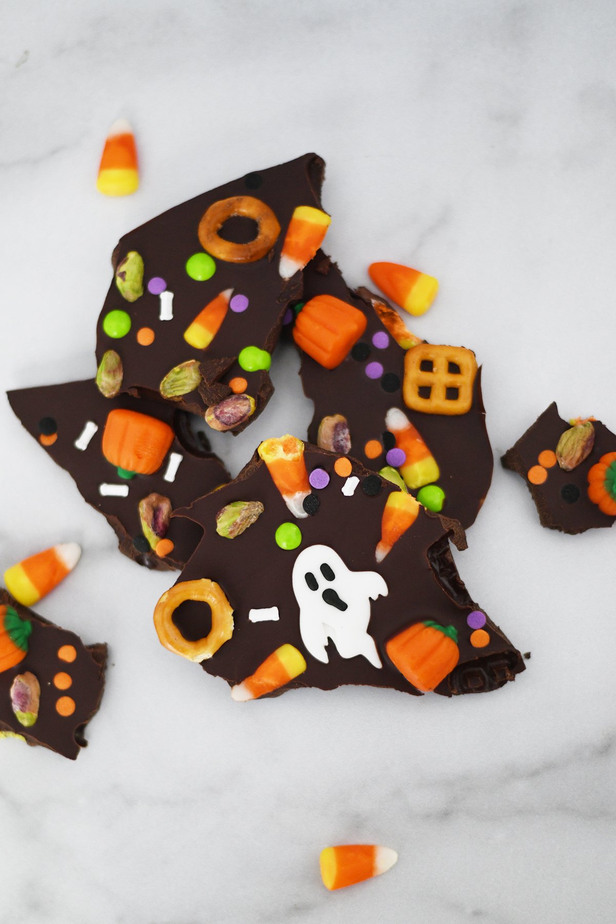 Delicious Chocolate Halloween Bark recipe