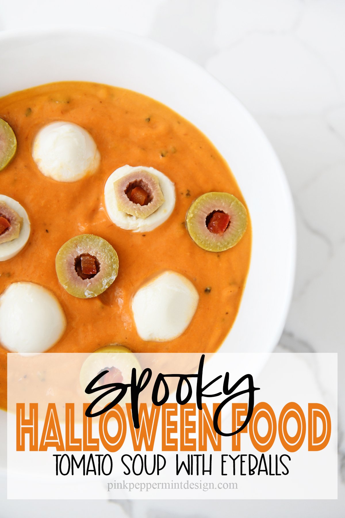 spooky halloween food ideas tomato soup with eyeballs