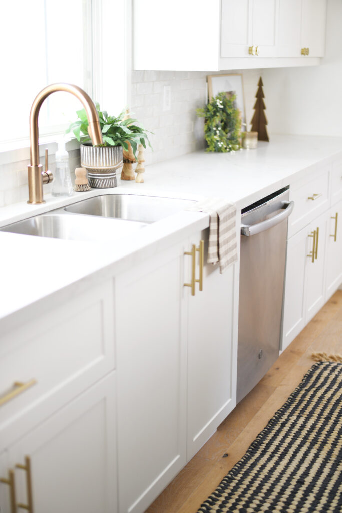 Pretty Christmas Kitchen Decor Ideas Home Tour — Pink Peppermint Design