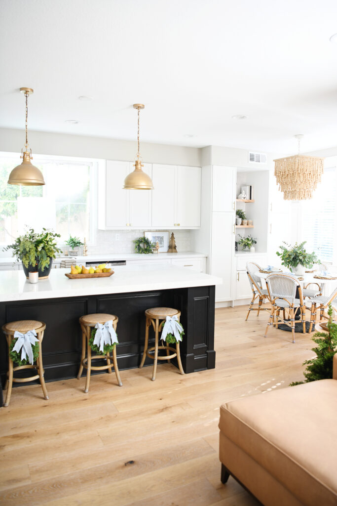 Pretty Christmas Kitchen Decor Ideas Home Tour — Pink Peppermint Design