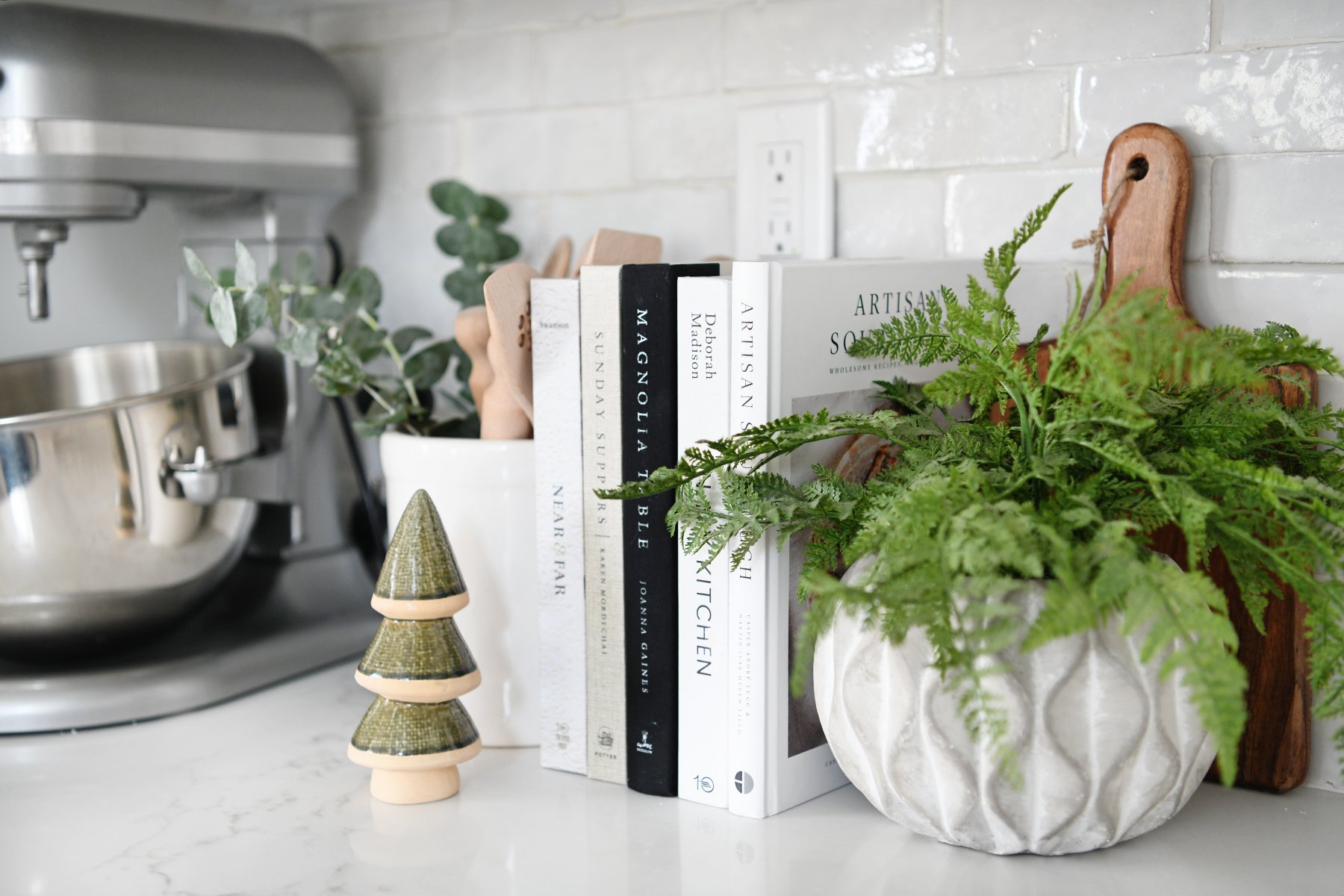 Simple Christmas Kitchen Decor - Heather Loves Home