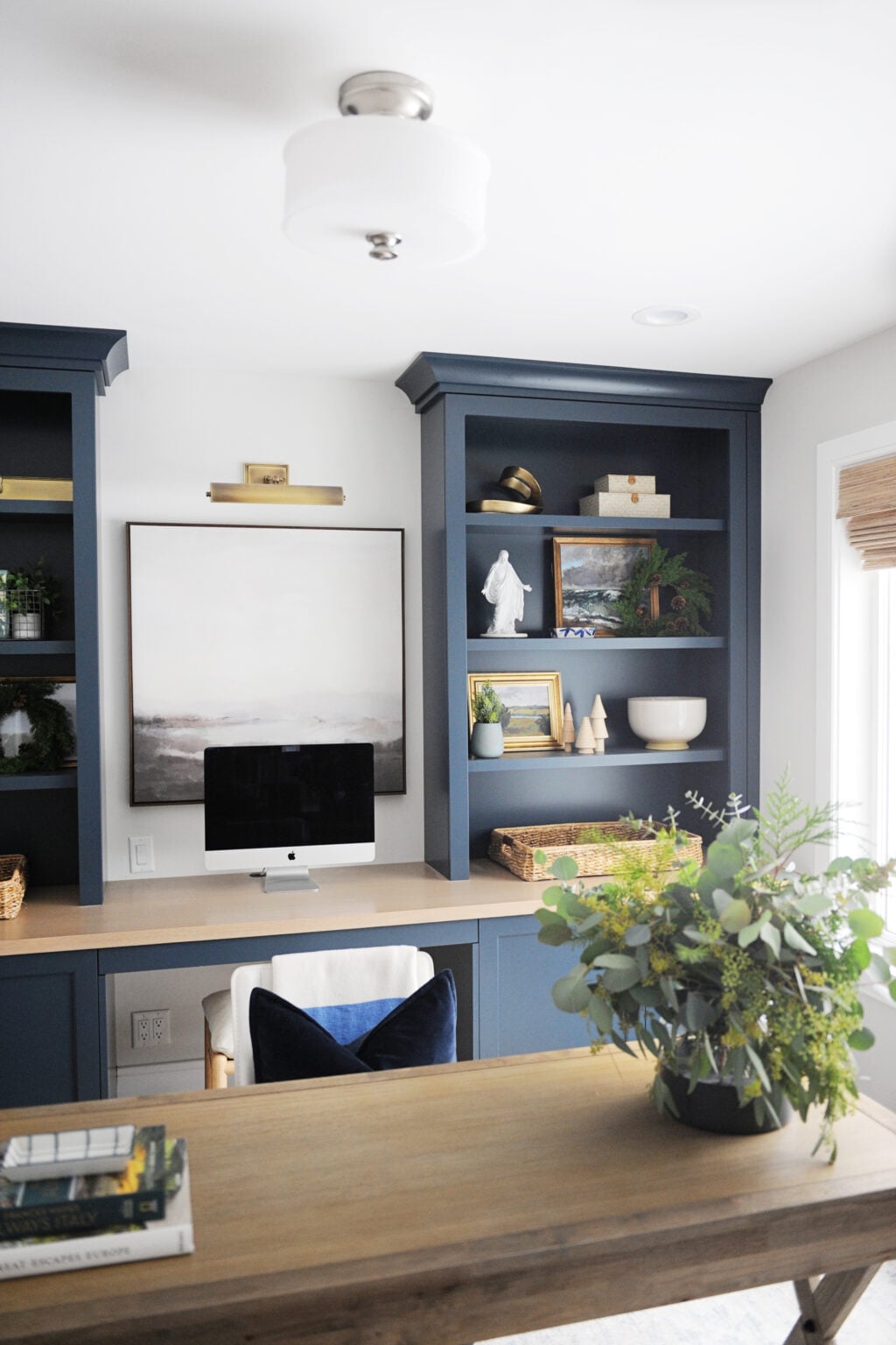 Our Christmas Office Decor — Pink Peppermint Design