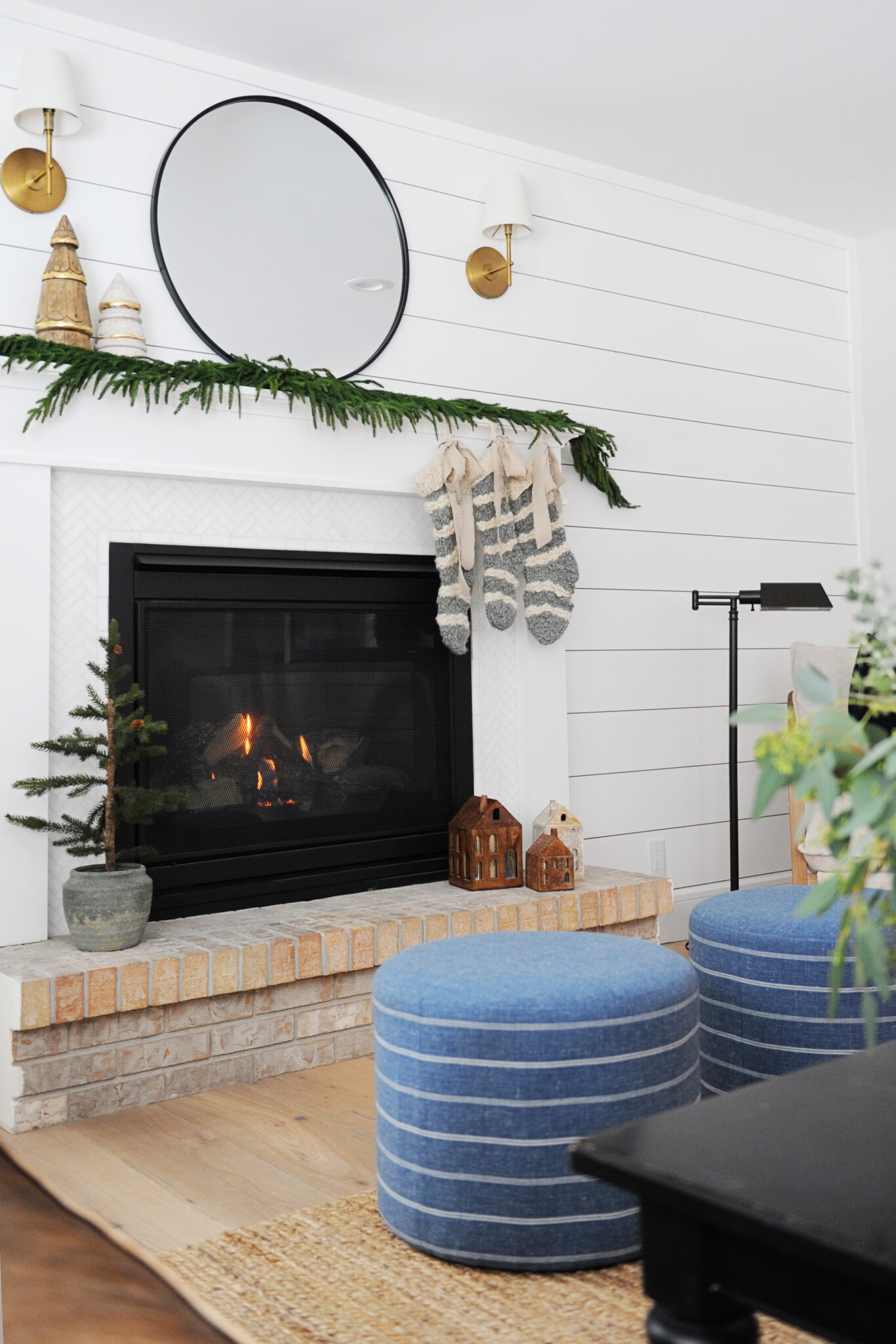Our Christmas Family Room Decor — Pink Peppermint Design