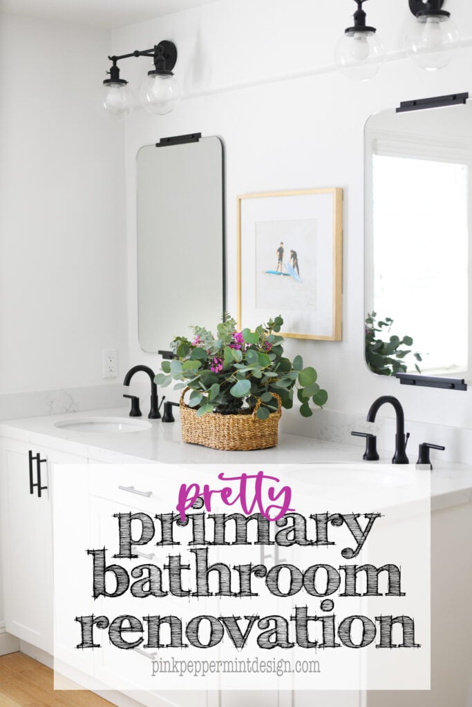 Primary Bathroom Remodel Design Ideas — Pink Peppermint Design
