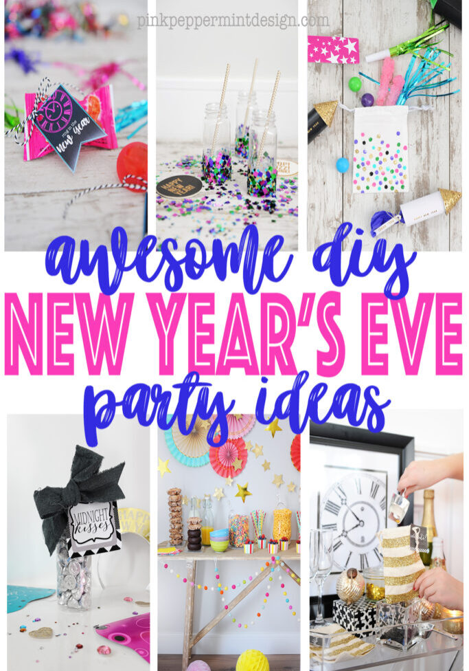 4x6 pink peppermint design diy new years eve party ideas