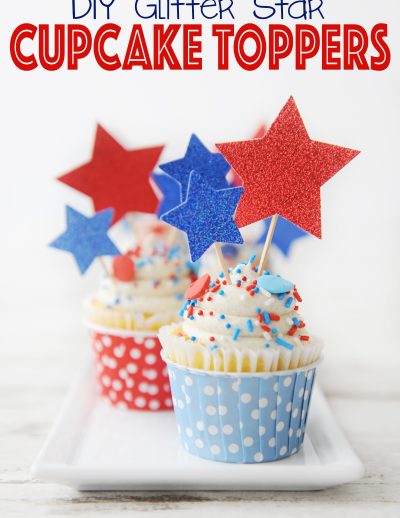 Diy cupcake toppers with toothpicks