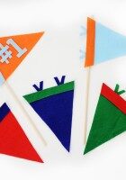 Diy mini felt pennant tutorial 5