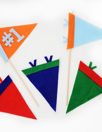 Diy mini felt pennant tutorial 5