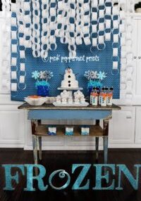 frozen birthday party decorations