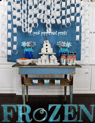 frozen birthday party decorations
