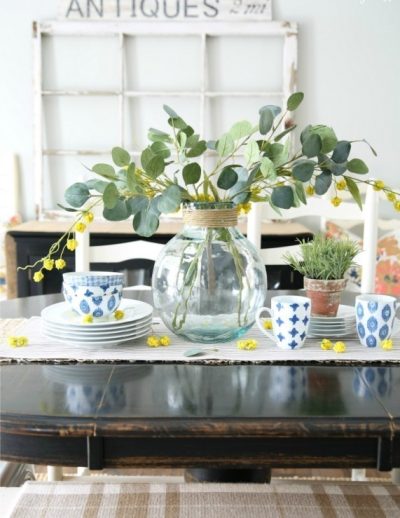 Easy spring decor via house by hoff