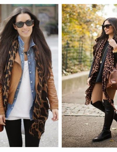 How to mix brown black and camel with animal print