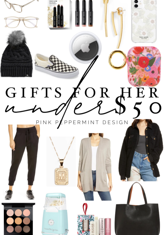 pretty Christmas gifts for her under $50