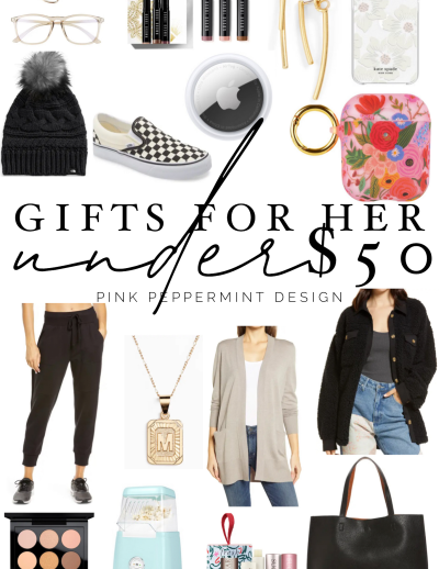 pretty Christmas gifts for her under $50