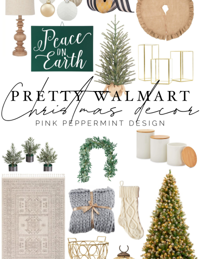 pretty Christmas decor from Walmart