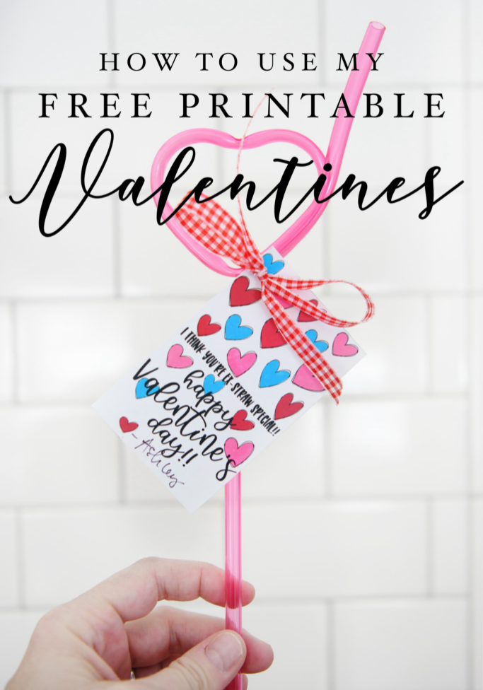 happy valentines day printable
