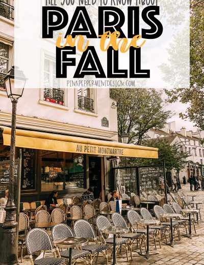 Paris in the fall