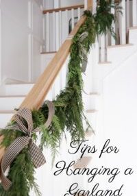 Tips for hanging a garland