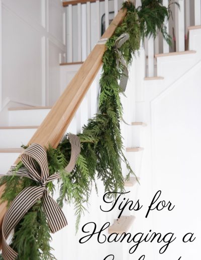 Tips for hanging a garland