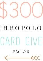 Anthro giveaway image header