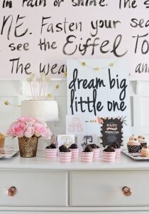 pink baby shower ideas