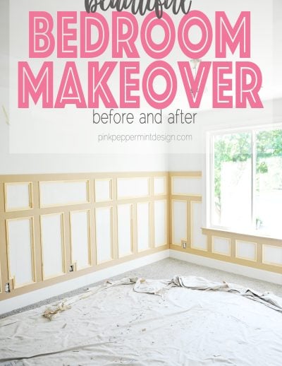 Bedroom makevoer before and after
