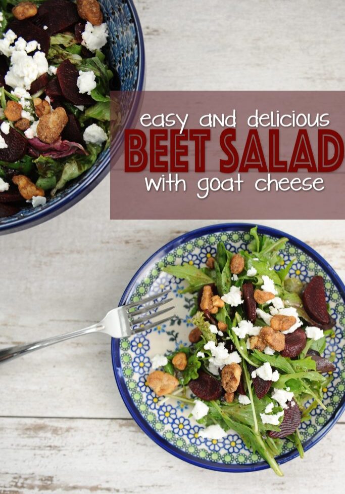 Beet salad with goat cheese pinterest