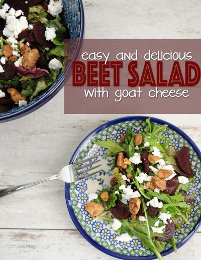 Beet salad with goat cheese pinterest