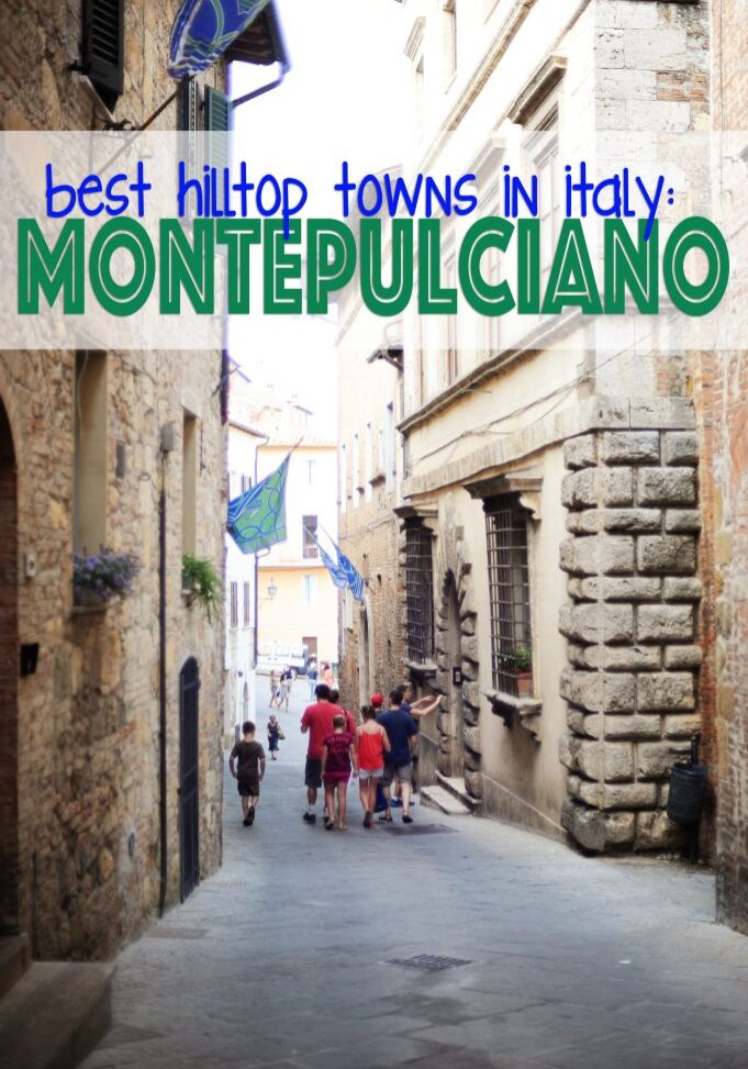 Best hilltop towns in italy montepulciano